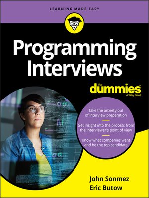 cover image of Programming Interviews For Dummies